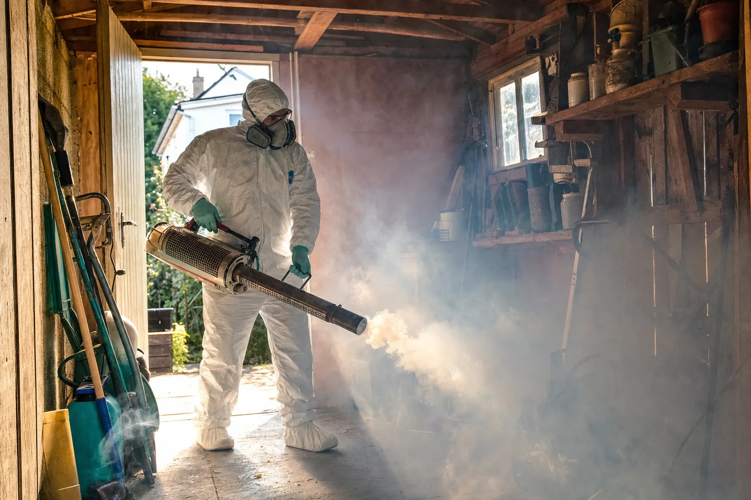 Nebulización ULV en una cocina profesional
